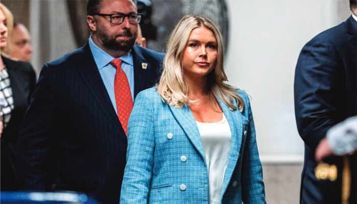 Karoline Leavitt, la "gen Z" trumpiste face aux journalistes Karoline Leavitt, la "gen Z" trumpiste face aux journalistes