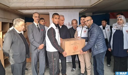 Des représentants d'établissements de protection sociale à Al-Qods louent les initiatives de SM le Roi en soutien aux habitants de la Ville Sainte durant le Ramadan Des représentants d'établissements de protection sociale à Al-Qods louent les initiatives de SM le Roi en soutien aux habitants de la Ville Sainte durant le Ramadan