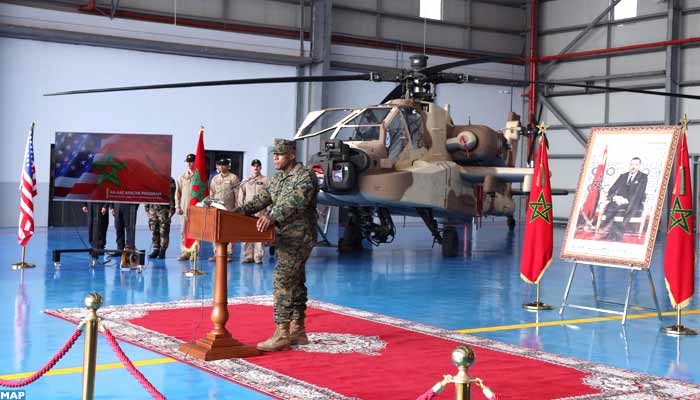 La livraison d'hélicoptères Apache illustre la solidité du partenariat USA-Maroc en tant qu’allié majeur hors OTAN La livraison d'hélicoptères Apache illustre la solidité du partenariat USA-Maroc en tant qu’allié majeur hors OTAN
