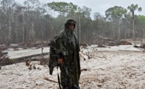 La plage d’Amazonie, empreinte d’une mine illégale La plage d’Amazonie, empreinte d’une mine illégale