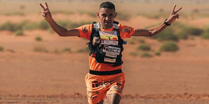 Rachid El Morabity remporte la 2ème  étape du Marathon des sables Rachid El Morabity remporte la 2ème  étape du Marathon des sables