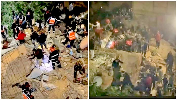Neuf morts dans l'effondrement d'un immeuble résidentiel à Fès Neuf morts dans l'effondrement d'un immeuble résidentiel à Fès