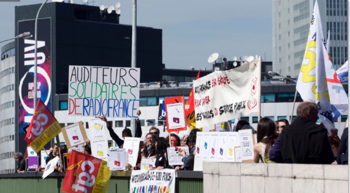 Journée de grèves tous azimuts en France