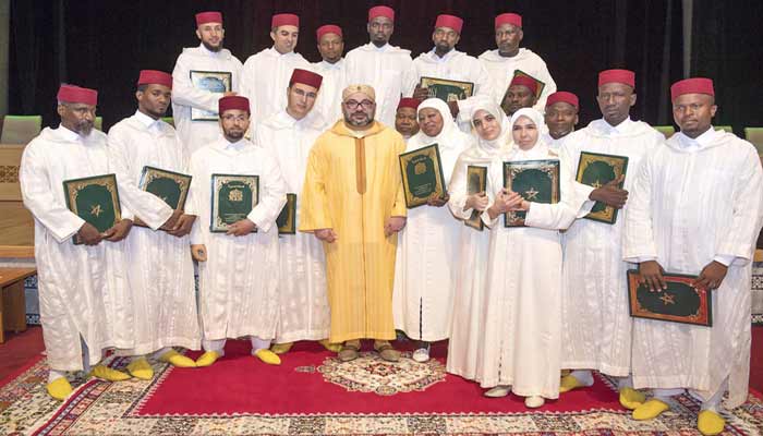 Appel à tirer profit de la Fondation Mohammed VI des oulémas africains et de l'Institut Mohammed VI de formation des imams, morchidines et morchidates Appel à tirer profit de la Fondation Mohammed VI des oulémas africains et de l'Institut Mohammed VI de formation des imams, morchidines et morchidates