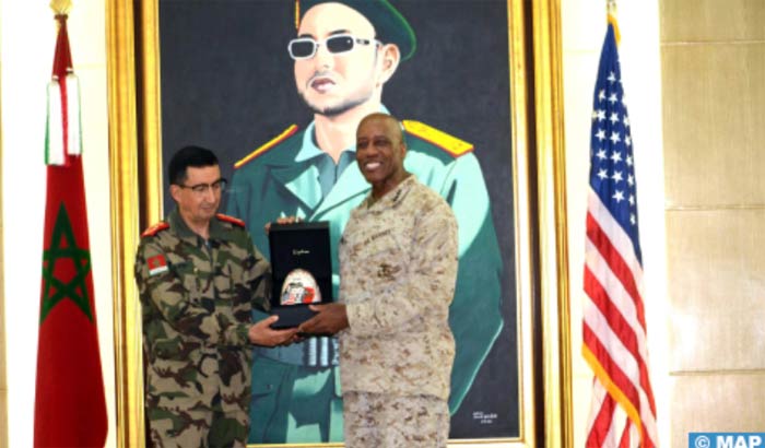 Cérémonie en l’honneur des représentants des pays participant à l’Exercice “African Lion 2025” Cérémonie en l’honneur des représentants des pays participant à l’Exercice “African Lion 2025”