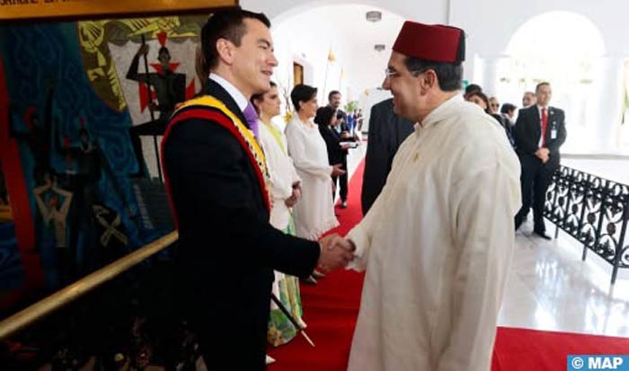 Nasser Bourita représente Sa Majesté le Roi à l’investiture du président équatorien Nasser Bourita représente Sa Majesté le Roi à l’investiture du président équatorien