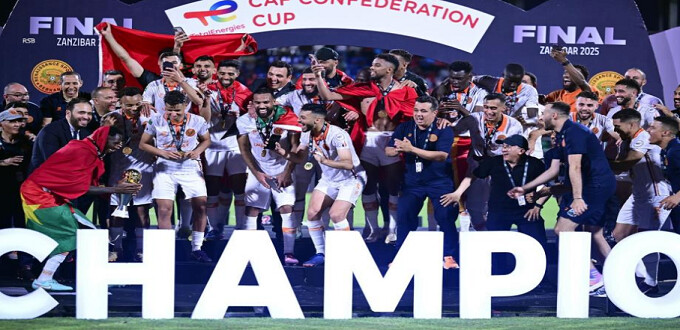 Pour les joueurs de la RSB, le titre de la Coupe de la CAF est le fruit d’un travail collectif assidu