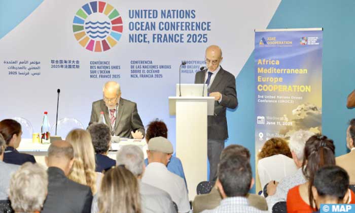 L’Académie du Royaume organise un side event sur la coopération Afrique-Méditerranée-Europe pour “une gouvernance durable de l’Océan” L’Académie du Royaume organise un side event sur la coopération Afrique-Méditerranée-Europe pour “une gouvernance durable de l’Océan”