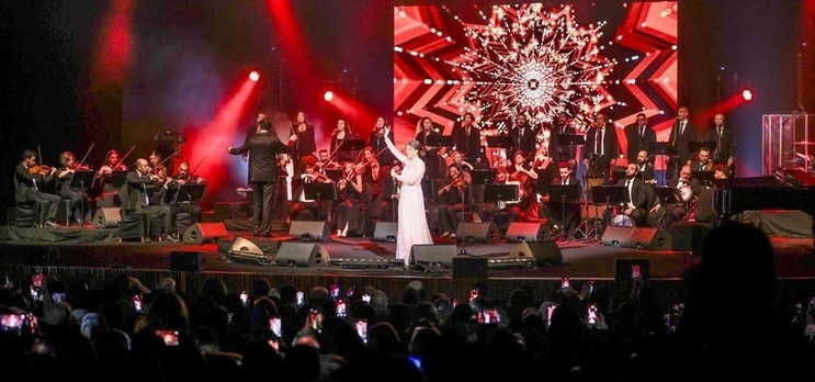 Majida El Roumi envoûte le public au Théâtre national Mohammed V Majida El Roumi envoûte le public au Théâtre national Mohammed V