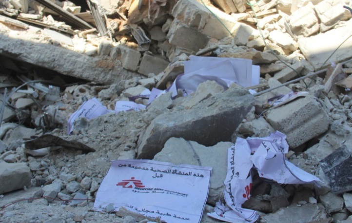 Les centres médicaux soutenus par MSF en Syrie lourdement touchés par le conflit Les centres médicaux soutenus par MSF en Syrie lourdement touchés par le conflit