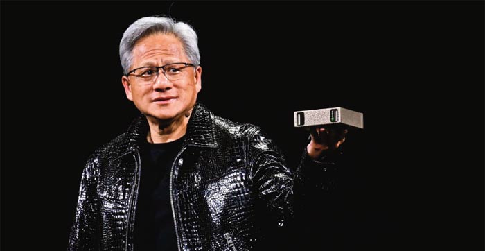Jensen Huang, le patron en cuir que l'IA a fait roi Jensen Huang, le patron en cuir que l'IA a fait roi
