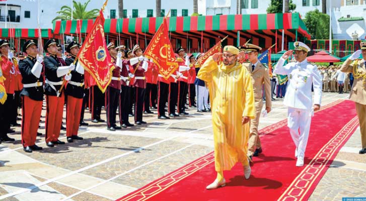 Sa Majesté le Roi préside à Tétouan la cérémonie de prestation de serment des Officiers lauréats des grandes écoles militaires et paramilitaires Sa Majesté le Roi préside à Tétouan la cérémonie de prestation de serment des Officiers lauréats des grandes écoles militaires et paramilitaires