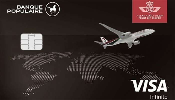 La Banque Populaire lance une carte Visa Infinite co-brandée avec Royal Air Maroc