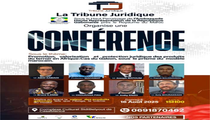 Protection juridique des produits du terroir gabonais : Les mécanismes juridiques d’encadrement et de protection au cœur d’une conférence à Casablanca
