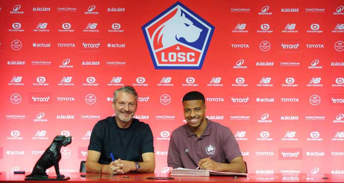 Hamza Igamane signe pour cinq ans à Lille Hamza Igamane signe pour cinq ans à Lille
