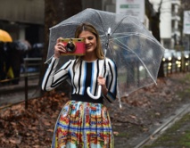 A Milan plus qu'ailleurs, les défilés de mode sont aussi dans la rue