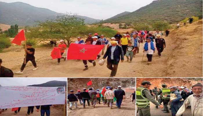 La marche des oubliés à “Foum El Anceur” La marche des oubliés à “Foum El Anceur”