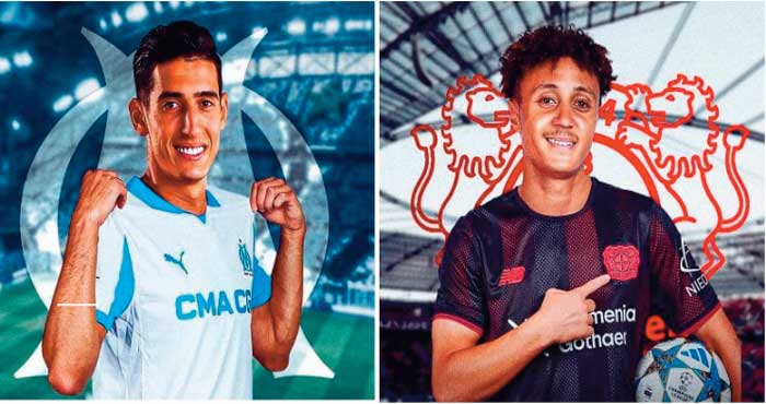 Aguerd à l'OM et Ben Seghir à Leverkusen