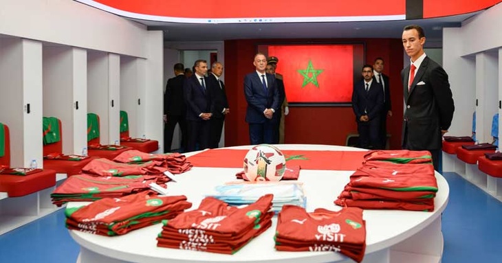SAR le Prince Héritier Moulay El Hassan inaugure à Rabat le stade "Prince Moulay Abdellah" après sa reconstruction
