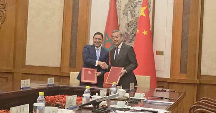 Le Maroc et la Chine instaurent un Dialogue Stratégique entre leurs ministères des Affaires étrangères