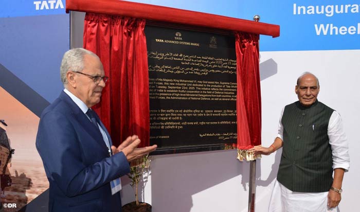 Inauguration à Berrechid de l’usine de fabrication des véhicules blindés de combat WhAP 8x8