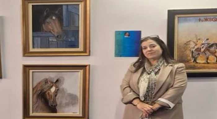 Arts plastiques : Le cheval dans la palette de Bouchra Samodi exposé à El Jadida
