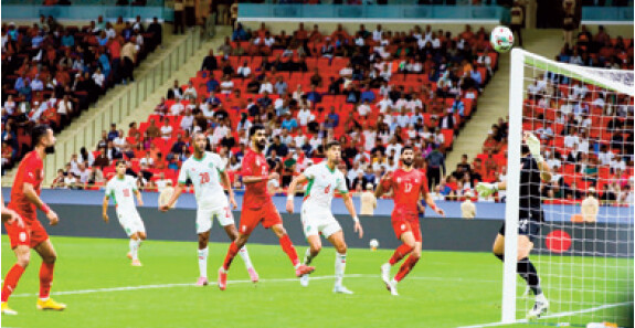 Courte victoire du Onze national sur son homologue bahreïni Courte victoire du Onze national sur son homologue bahreïni