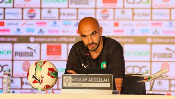 Walid Regragui : L’équipe nationale continue de tirer des enseignements et de progresser en vue de la CAN