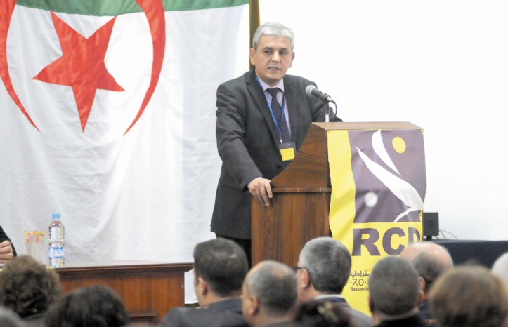 Mohcine Belabbas, président du RCD. Mohcine Belabbas, président du RCD.