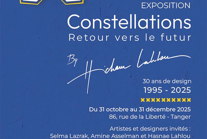 Vernissage de l’exposition "Constellations, retour vers le futur" du designer Hicham Lahlou