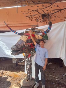 Le sculpteur Abdeljalil Ait Ben Laassel : Quand la ferraille retrouve une nouvelle vie Le sculpteur Abdeljalil Ait Ben Laassel : Quand la ferraille retrouve une nouvelle vie