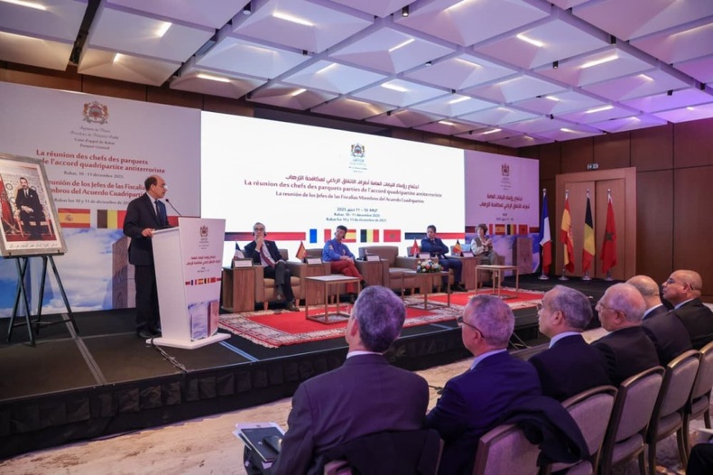 Abdelaziz Raji : L'Accord quadripartite antiterroriste, une expérience pionnière et un mécanisme de la coopération judiciaire internationale Abdelaziz Raji : L'Accord quadripartite antiterroriste, une expérience pionnière et un mécanisme de la coopération judiciaire internationale