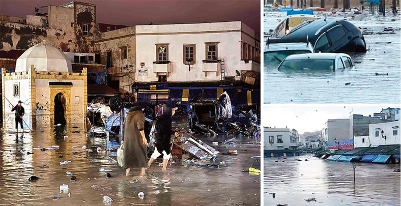 Pluies diluviennes. Bilan insoutenable