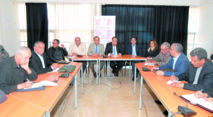 Driss Lachguar lors de la tenue de la Commission nationale ittihadie des élections