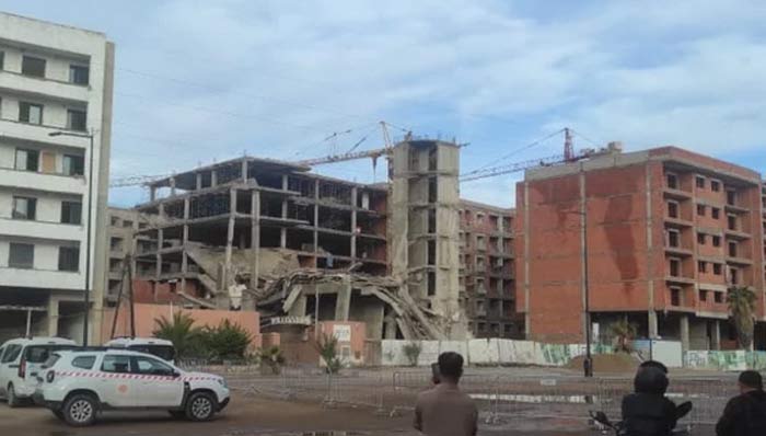 Effondrement d'un immeuble en construction à Marrakech, aucun blessé ni décès à déplorer