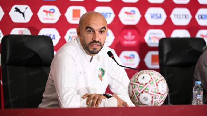 Walid Regragui : Nous sommes à deux matchs du sacre, mais nous n’avons encore rien accompli