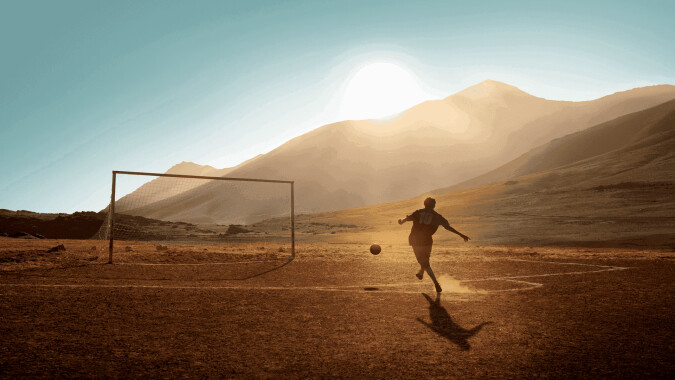 Un hommage à la jeunesse passionnée de football