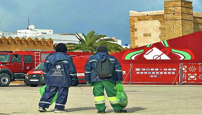 CAN Maroc-2025 : Les agents de propreté, les héros discrets des stades