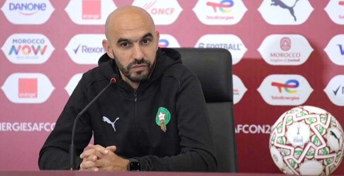 Walid Regragui : Heureux pour les joueurs, le public mérite cette finale