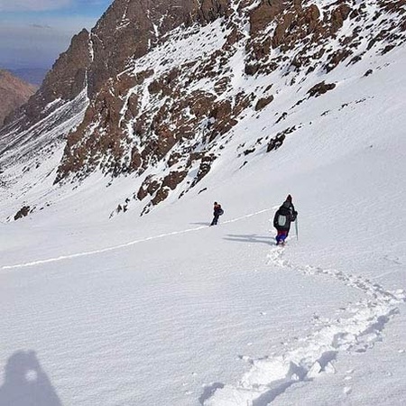 Toubkal : 3 personnes portées disparues suite à une avalanche Toubkal : 3 personnes portées disparues suite à une avalanche