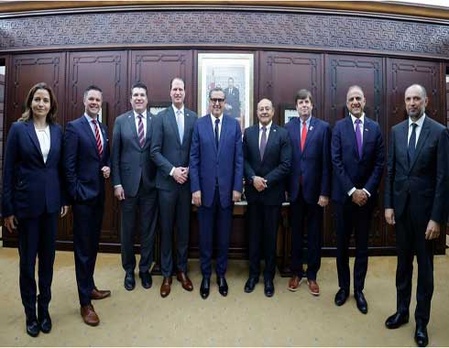 Une délégation du Congrès américain reçue par Aziz Akhannouch et Abdeltif Loudyi Une délégation du Congrès américain reçue par Aziz Akhannouch et Abdeltif Loudyi