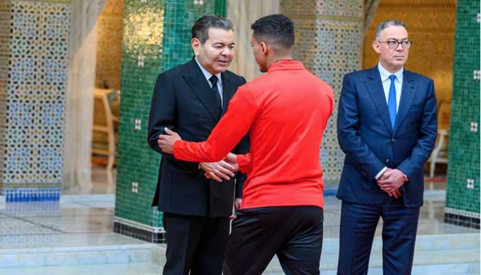 SAR le Prince Moulay Rachid reçoit les membres de l’équipe nationale de football finaliste de la CAN Maroc-2025