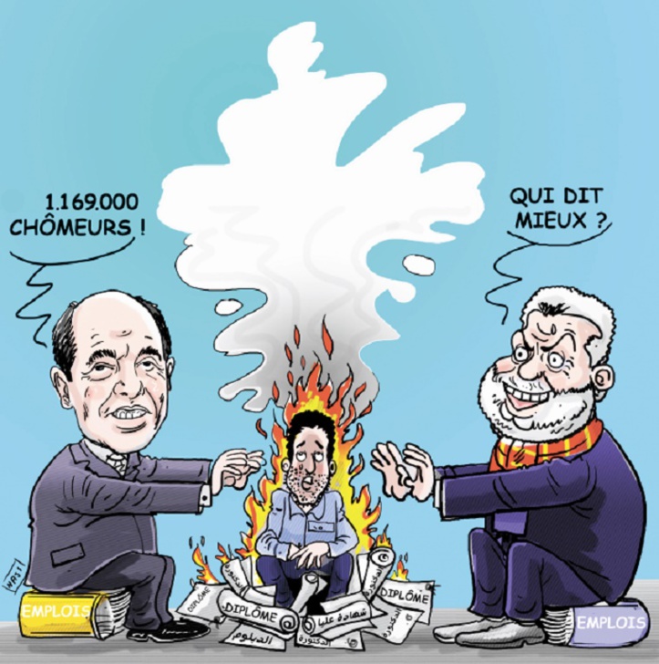 Le taux de tous les records : Le chômage se porte à merveille sous le gouvernement Benkirane Le taux de tous les records : Le chômage se porte à merveille sous le gouvernement Benkirane