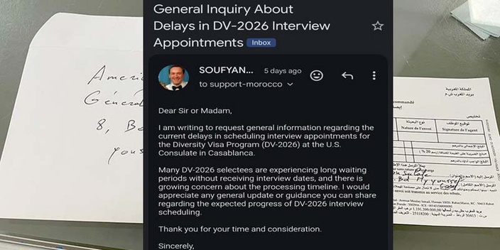 Diversity Visa 2026. Pourquoi les entretiens tardent-ils à Casablanca ? Diversity Visa 2026. Pourquoi les entretiens tardent-ils à Casablanca ?