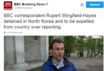 La Corée du Nord arrête et expulse un journaliste de la BBC La Corée du Nord arrête et expulse un journaliste de la BBC