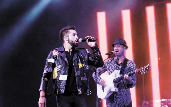 Kendji Girac pousse la chansonnette à Mawazine