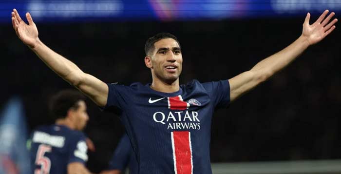 Le 200èmematch d’Achraf Hakimi sous les couleurs du PSG