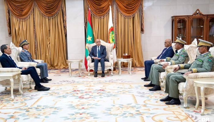 Une délégation conduite par l’Inspecteur Général des FAR effectue une visite de travail en Mauritanie