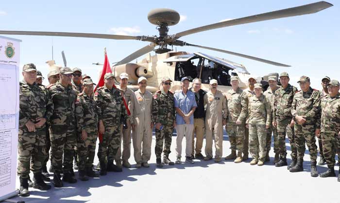 Cérémonie de réception du 2ème lot d'hélicoptères de combat Apache AH-64E