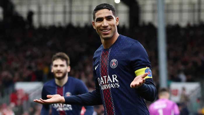 Espéré pour la finale PSG-Arsenal, Hakimi poursuit son protocole de soin